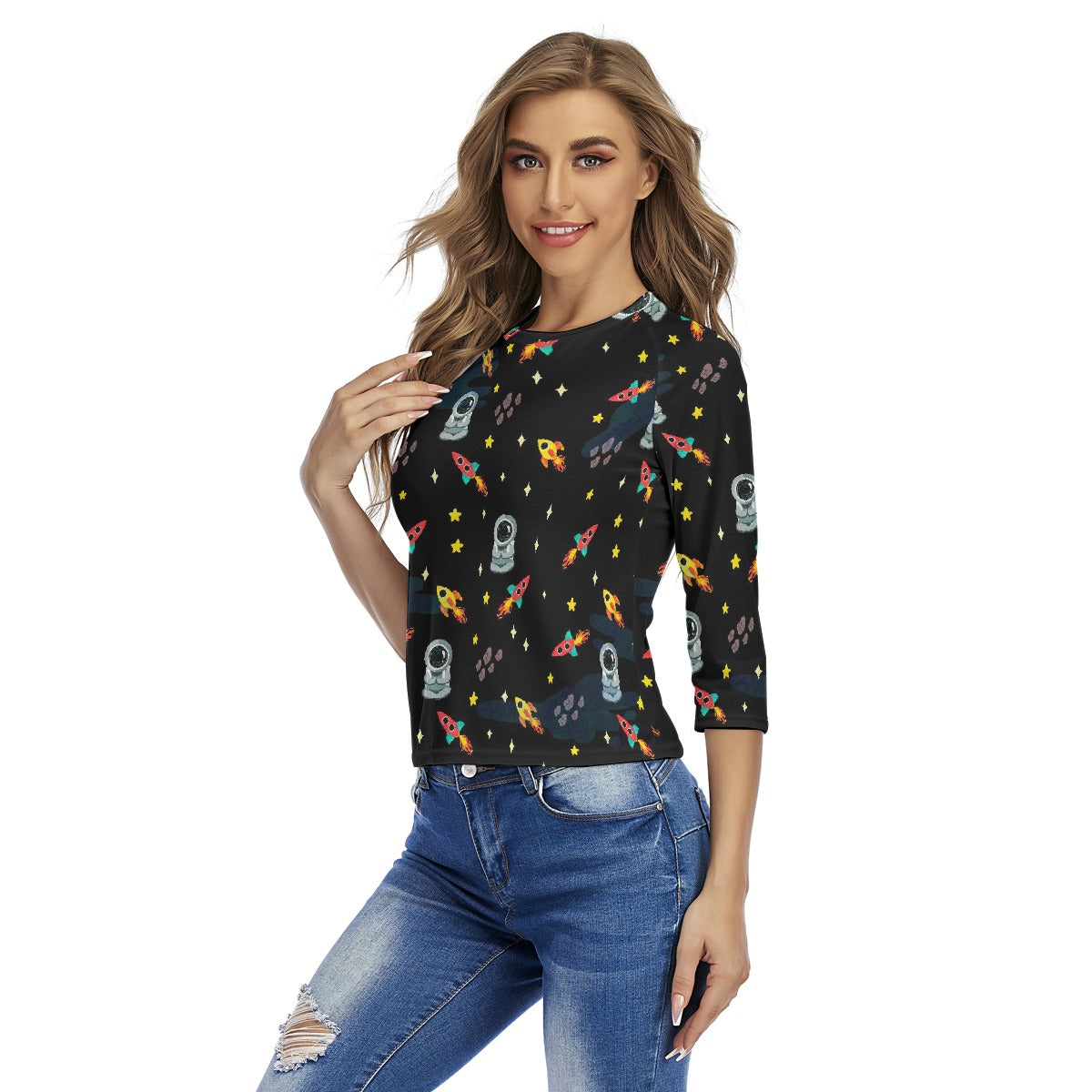 All-Over Print Women's Raglan Sleeves T-shirts