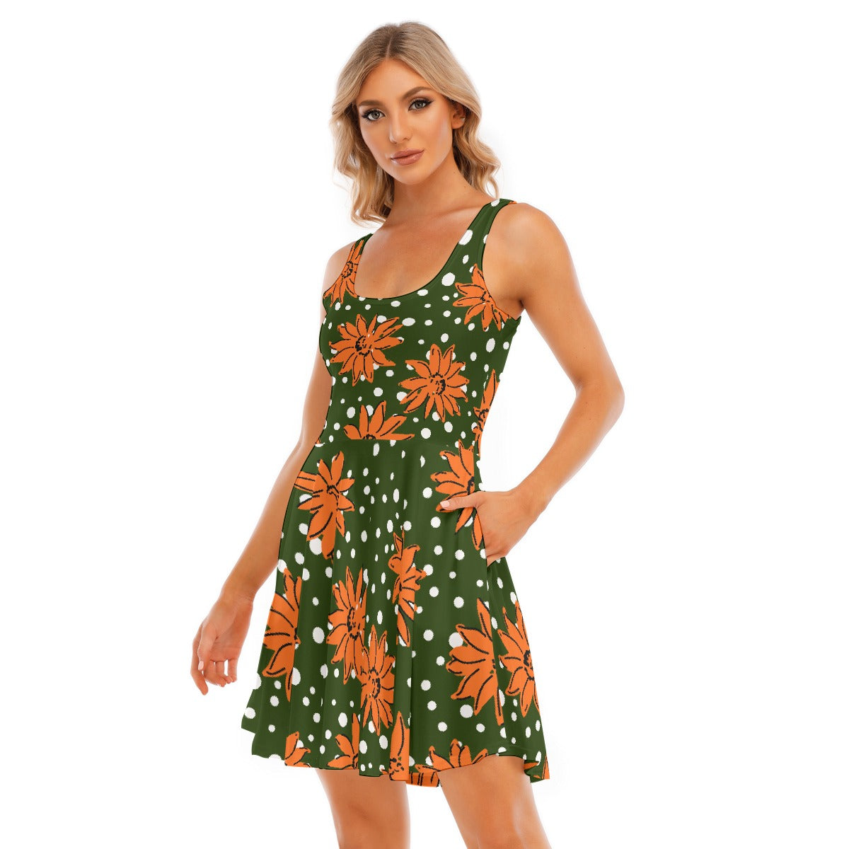 All-Over Print Women's Tank Vest Dress