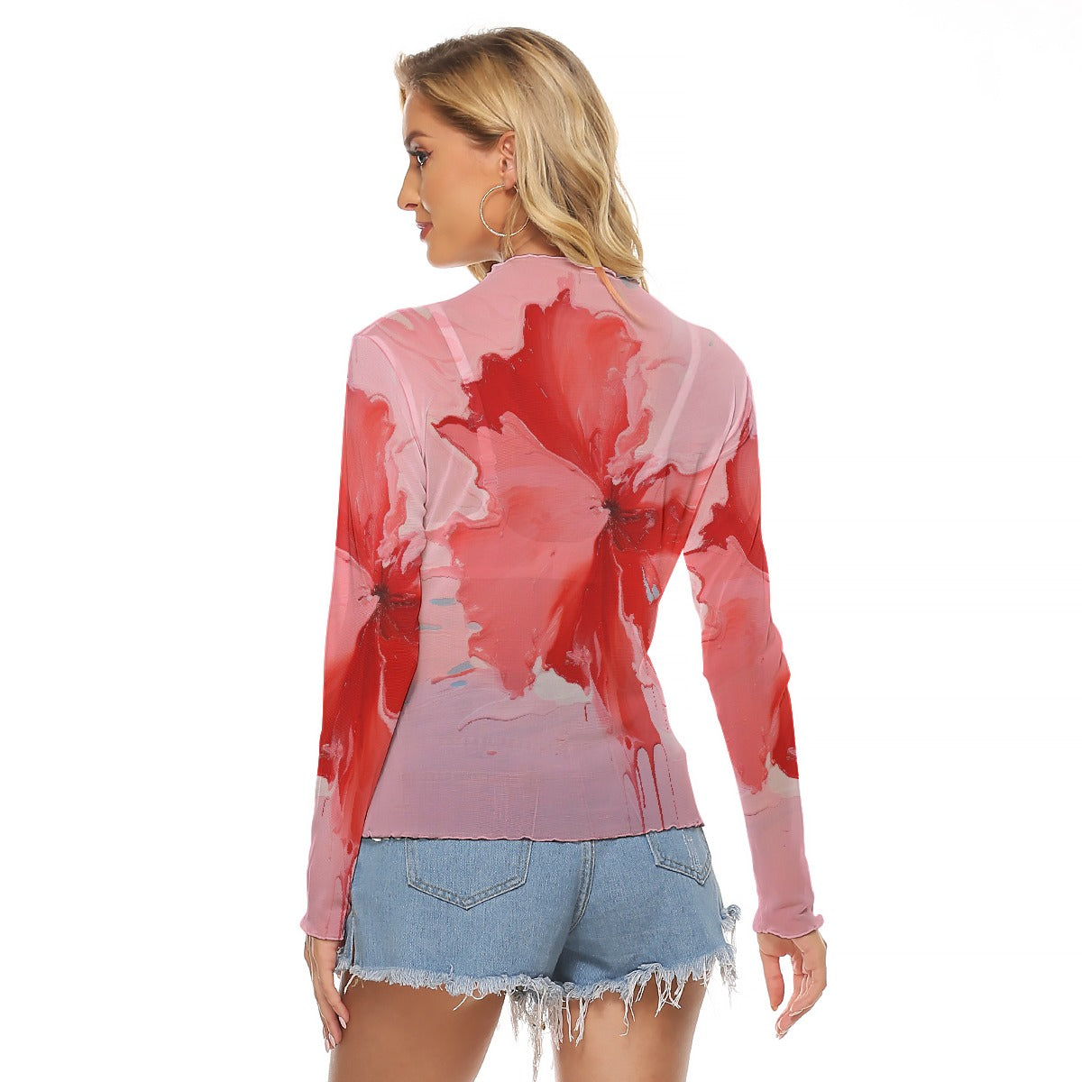 All-Over Print Women's Mesh T-shirt