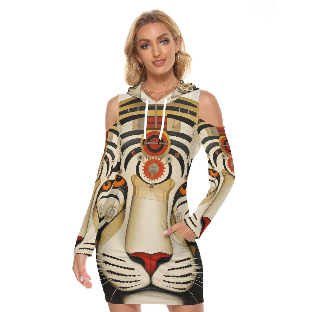 All-Over Print Women's Tight Dress