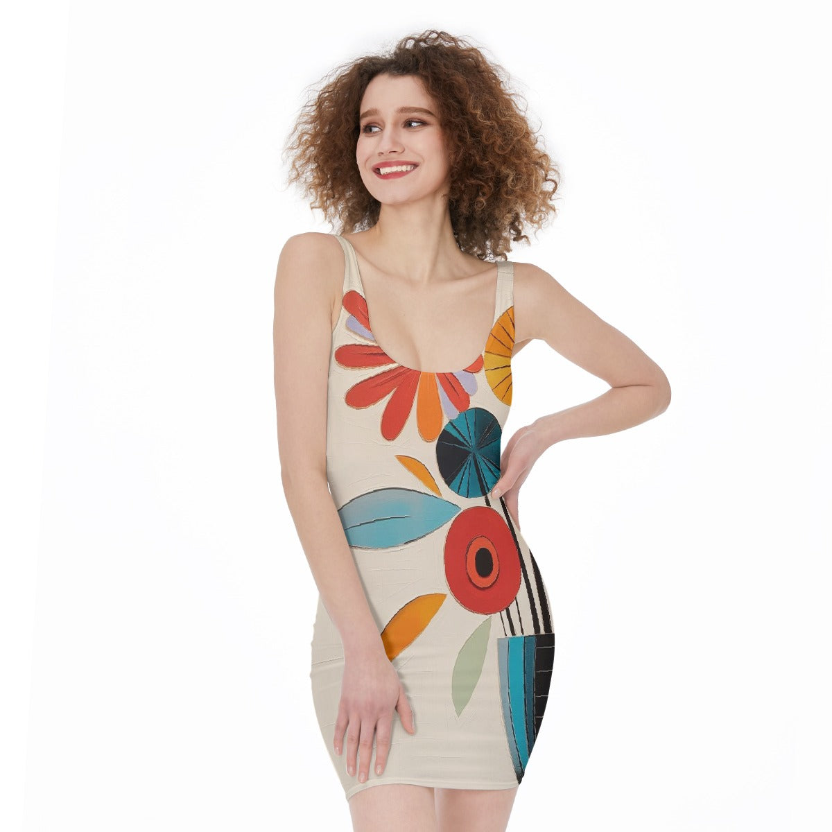 All-Over Print Women's Bodycon Dress