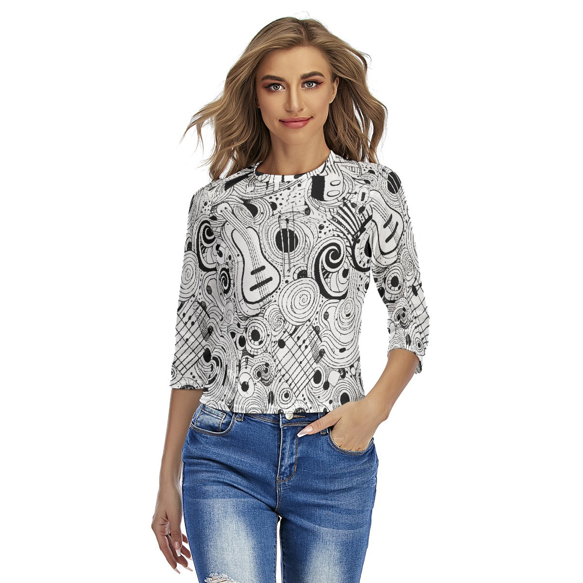 All-Over Print Women's Raglan Sleeves T-shirts