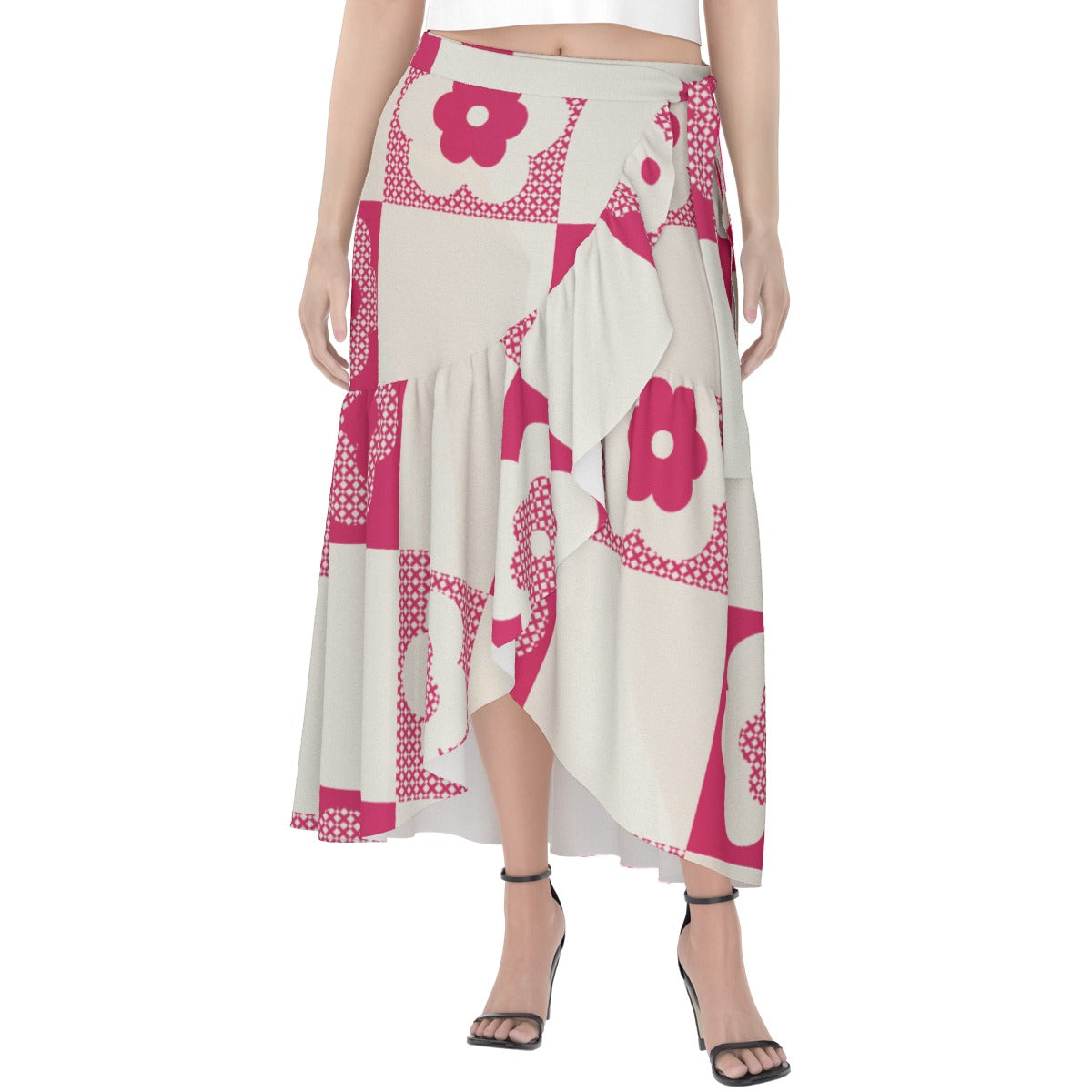 All-Over Print Women's Wrap Skirt