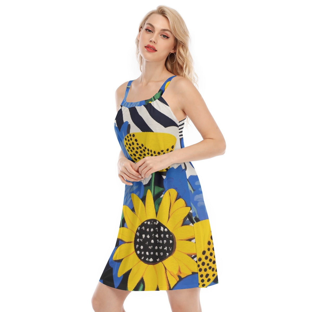 All-Over Print Women's Sleeveless Cami Dress