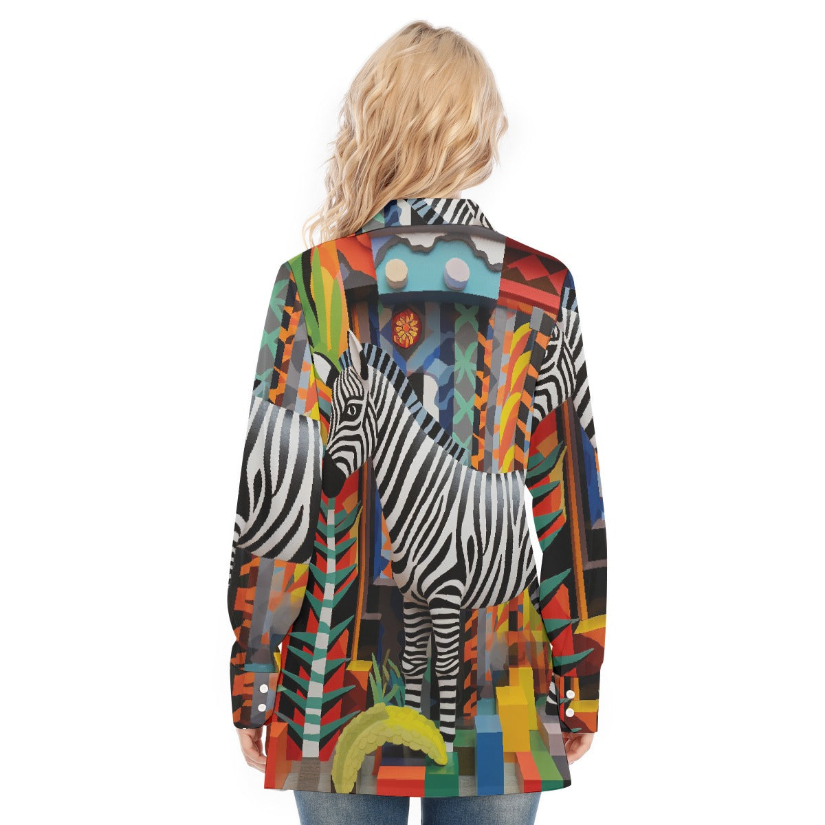 All-Over Print Women's Long Shirt