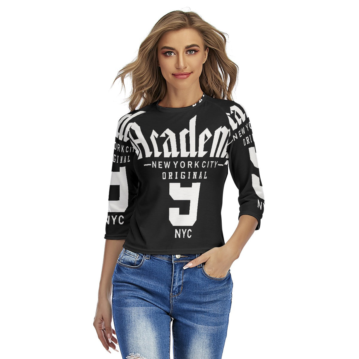 All-Over Print Women's Raglan Sleeves T-shirts