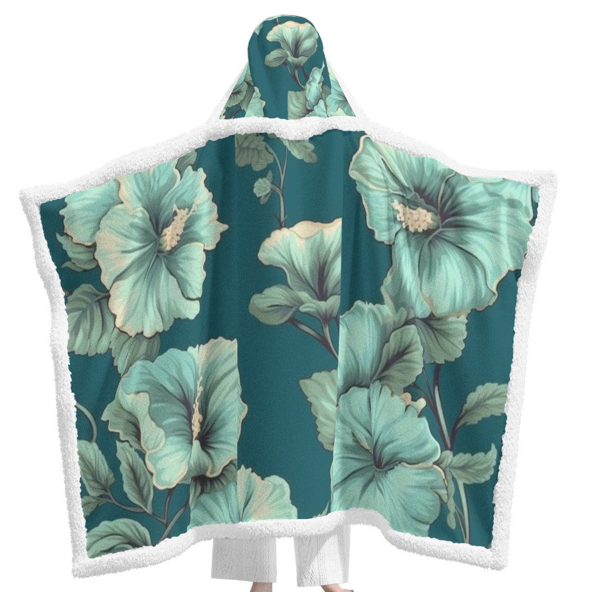 All-Over Print Unisex Wearable Hooded Blanket