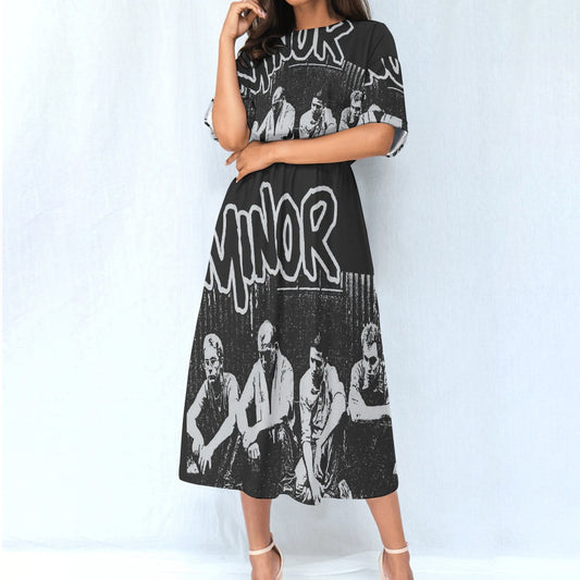 All-Over Print Women's Elastic Waist Dress