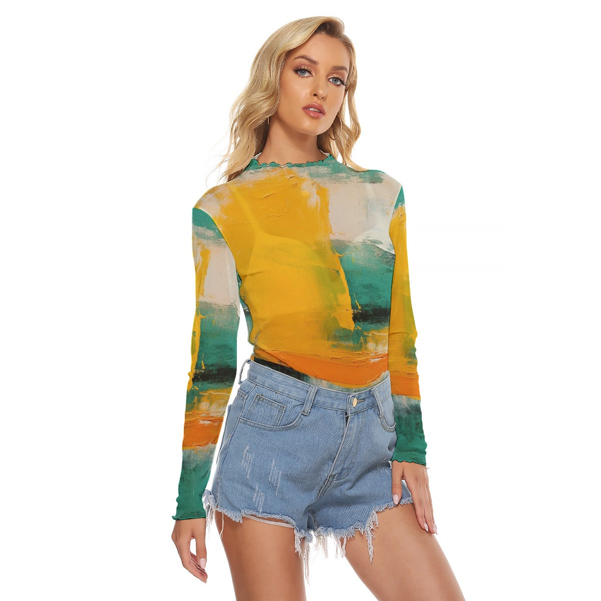 All-Over Print Women's Mesh T-shirt