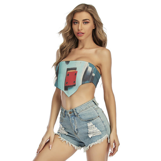 All-Over Print Women's Triangle Tube Top