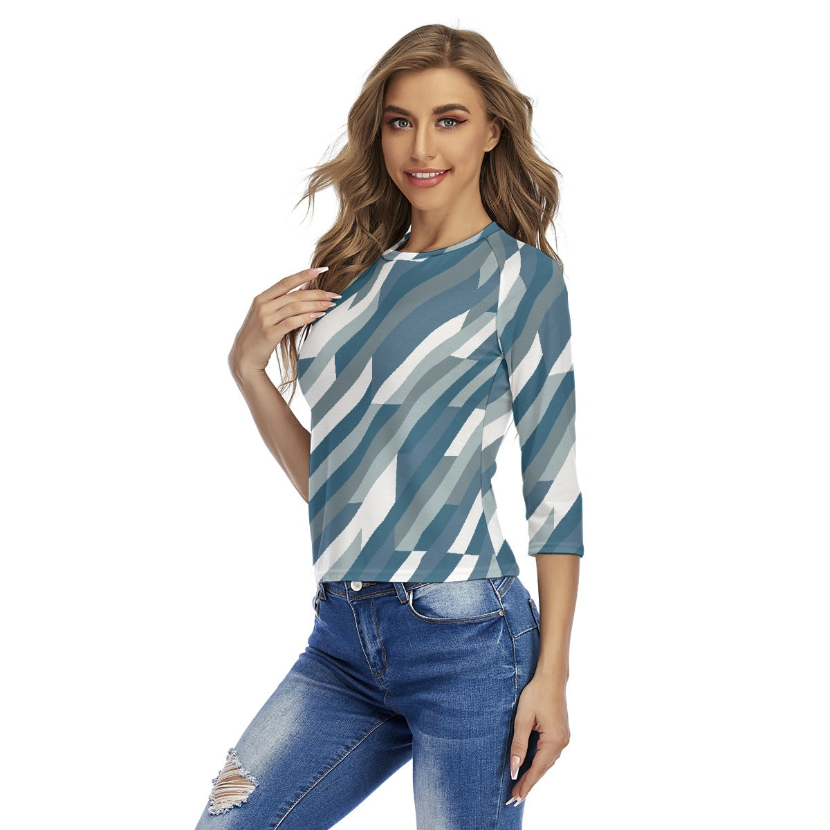 All-Over Print Women's Raglan Sleeves T-shirts