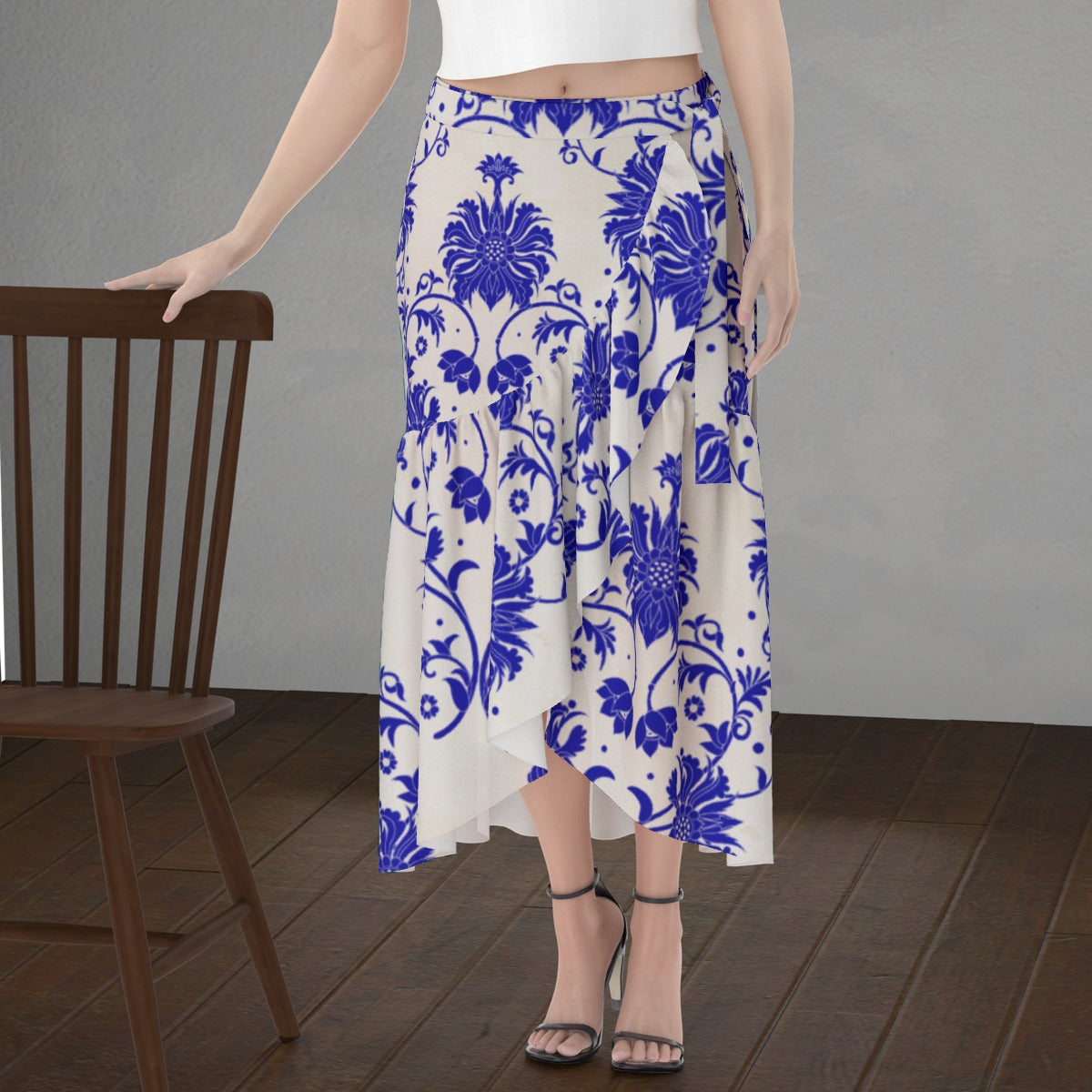 All-Over Print Women's Wrap Skirt