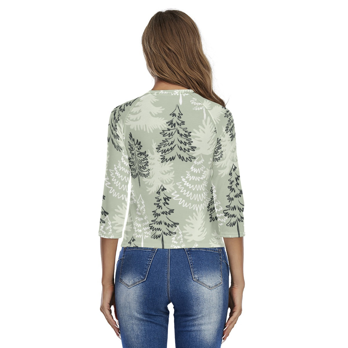 All-Over Print Women's Raglan Sleeves T-shirts