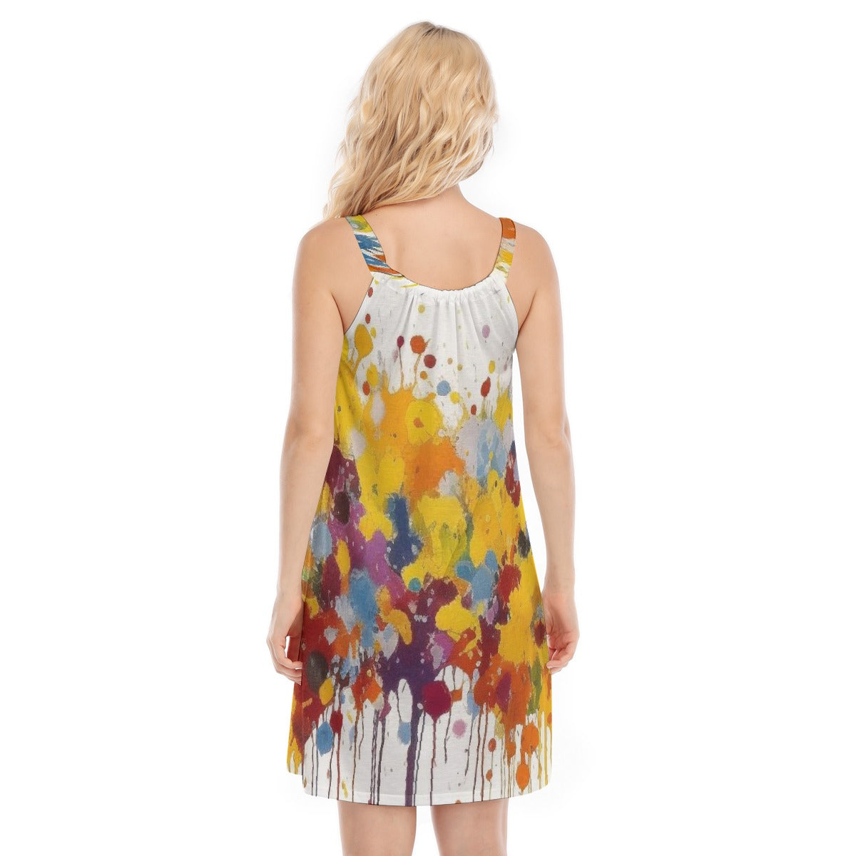 All-Over Print Women's Sleeveless Cami Dress