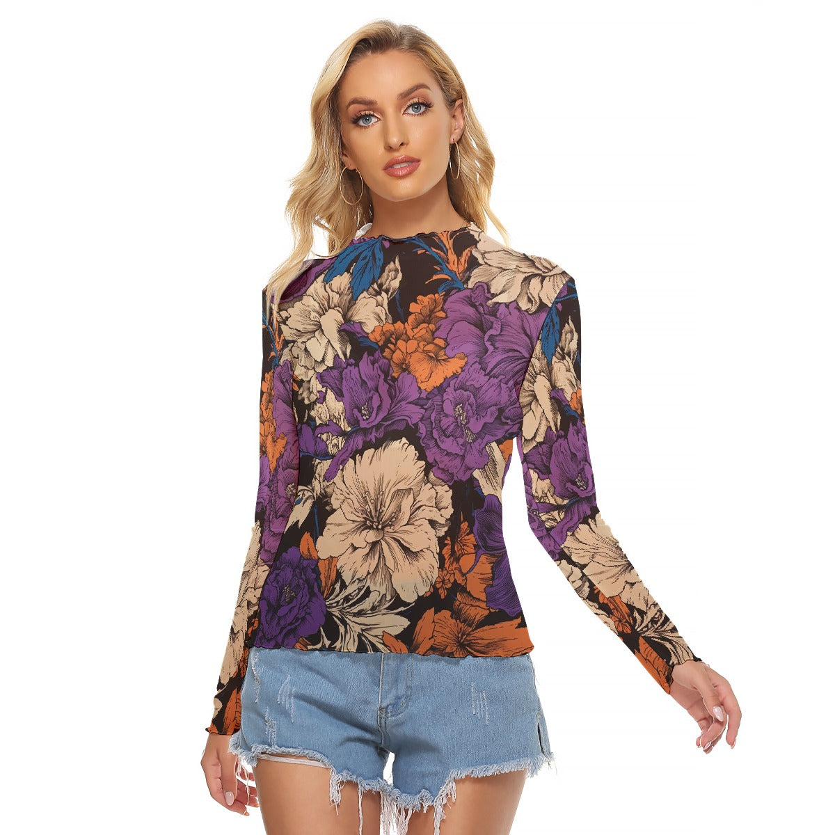 All-Over Print Women's Mesh T-shirt