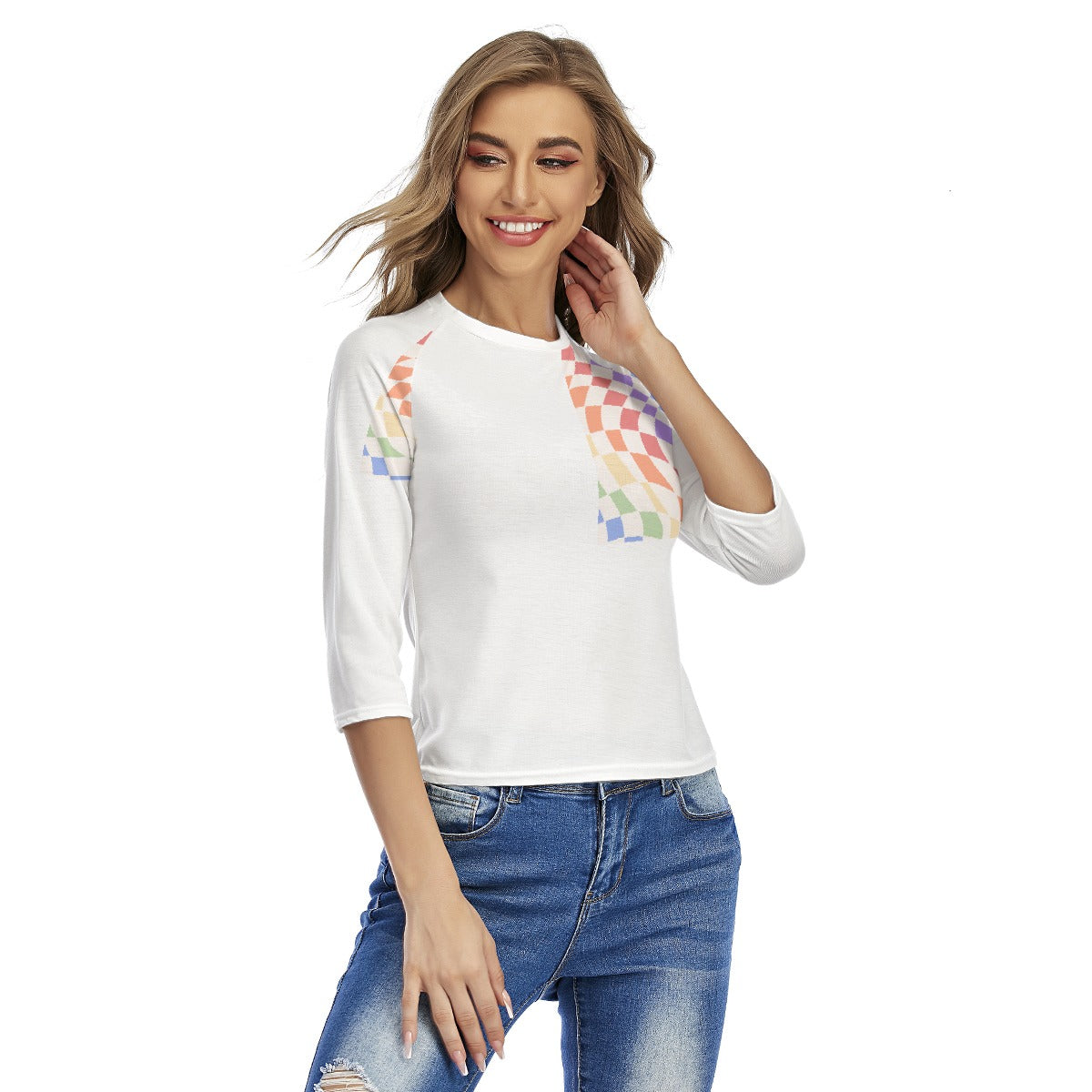 All-Over Print Women's Raglan Sleeves T-shirts