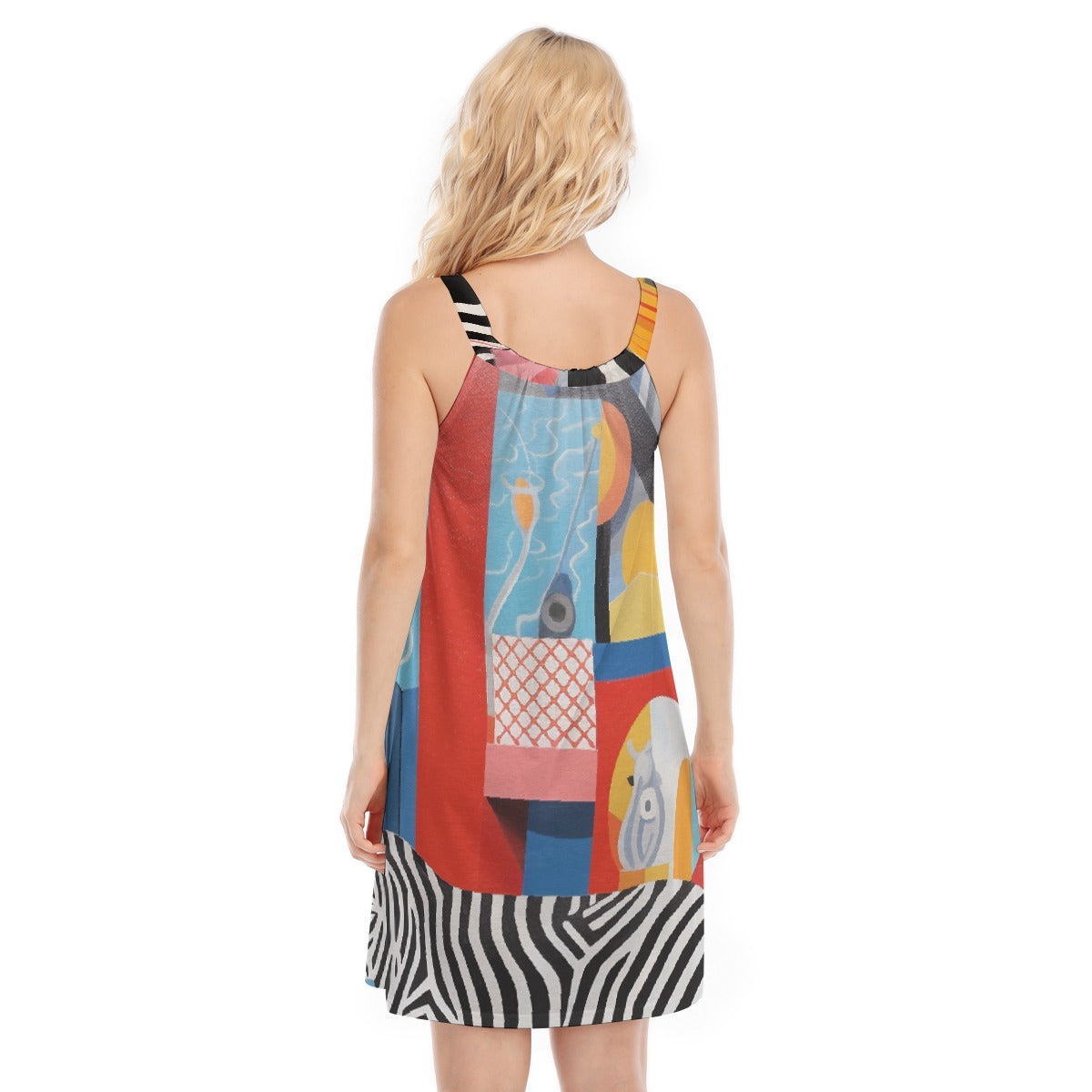 All-Over Print Women's Sleeveless Cami Dress