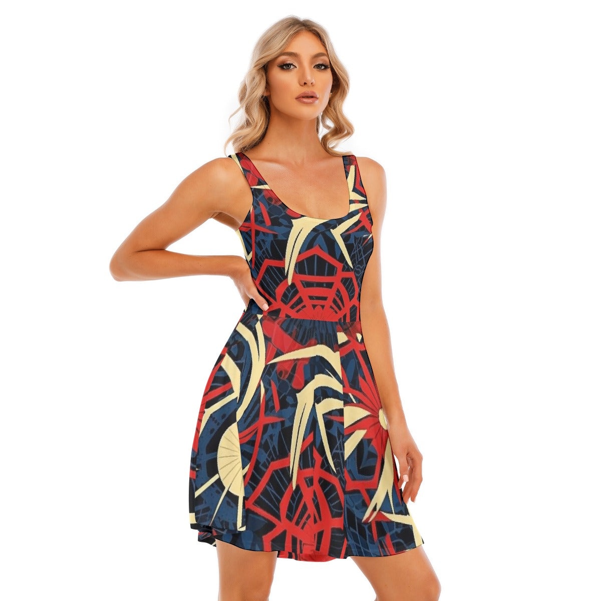 All-Over Print Women's Tank Vest Dress