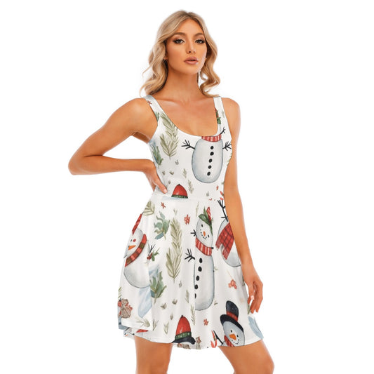 All-Over Print Women's Tank Vest Dress