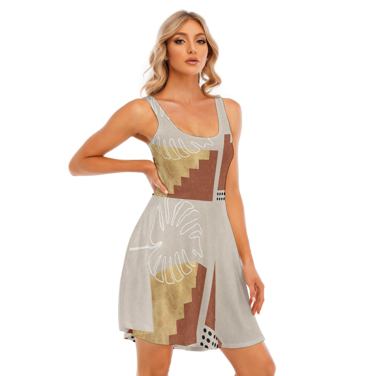 All-Over Print Women's Tank Vest Dress