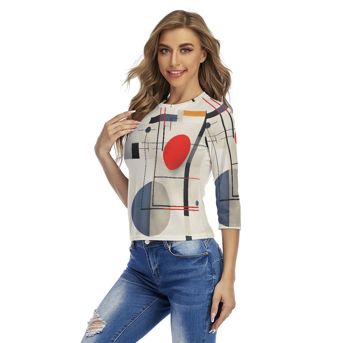 All-Over Print Women's Raglan Sleeves T-shirts