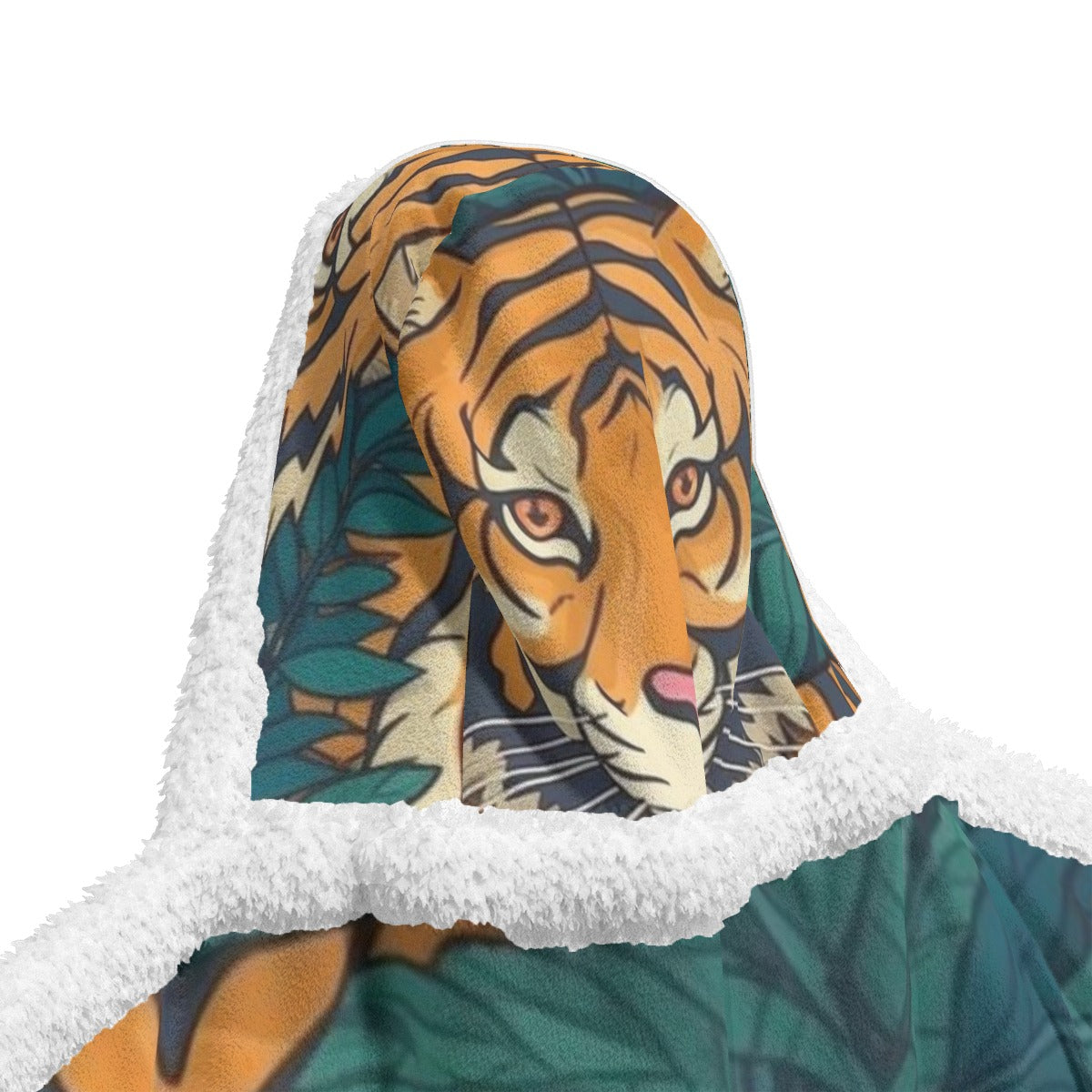 All-Over Print Unisex Wearable Hooded Blanket