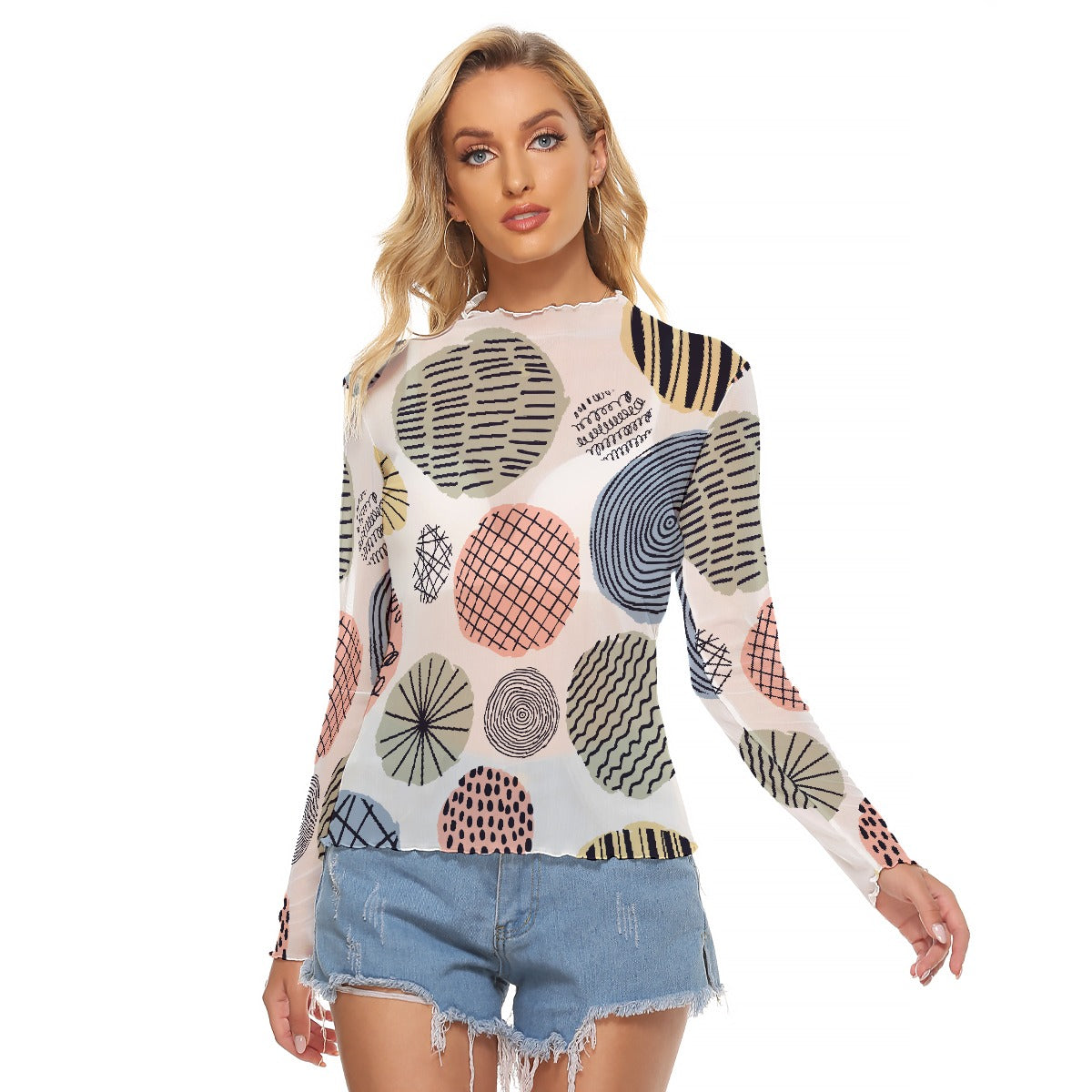 All-Over Print Women's Mesh T-shirt