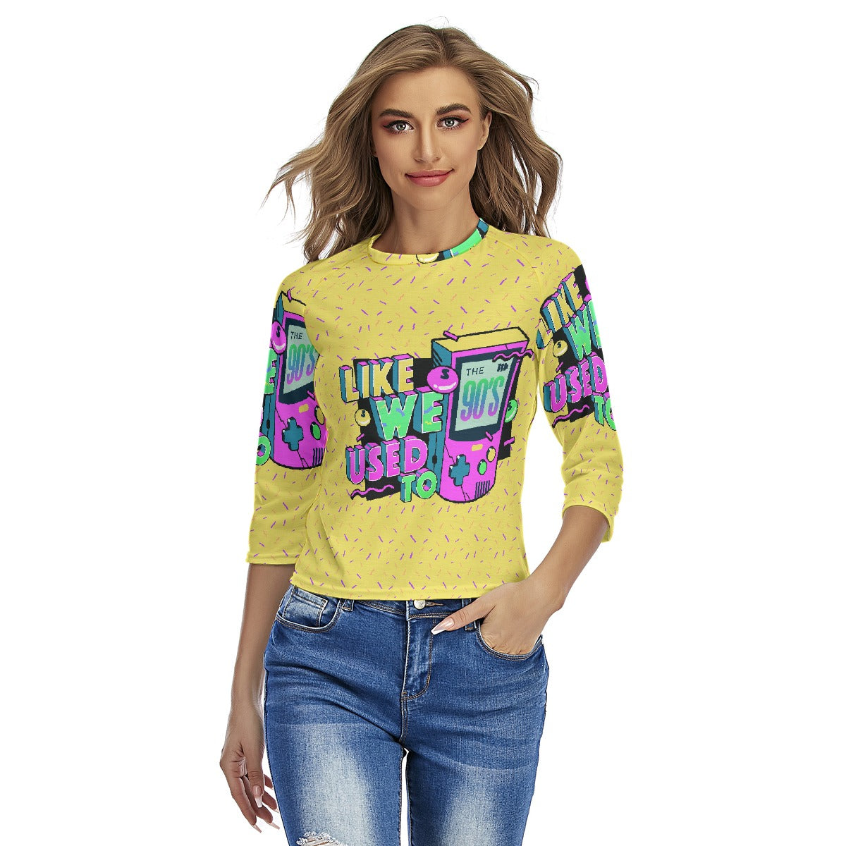 All-Over Print Women's Raglan Sleeves T-shirts