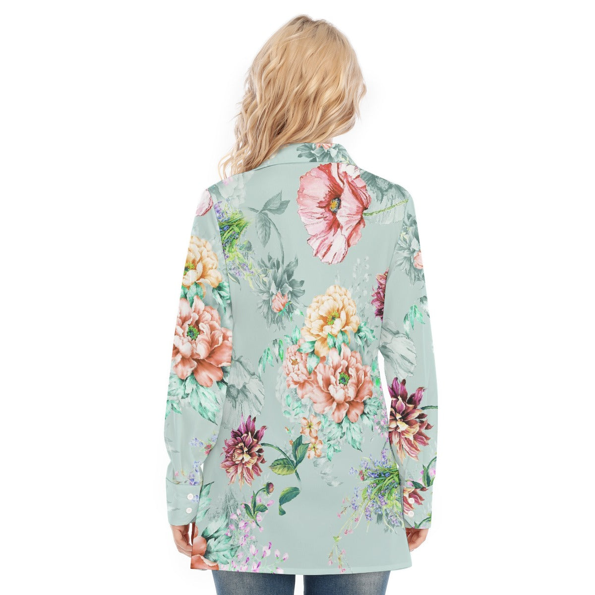 All-Over Print Women's Long Shirt