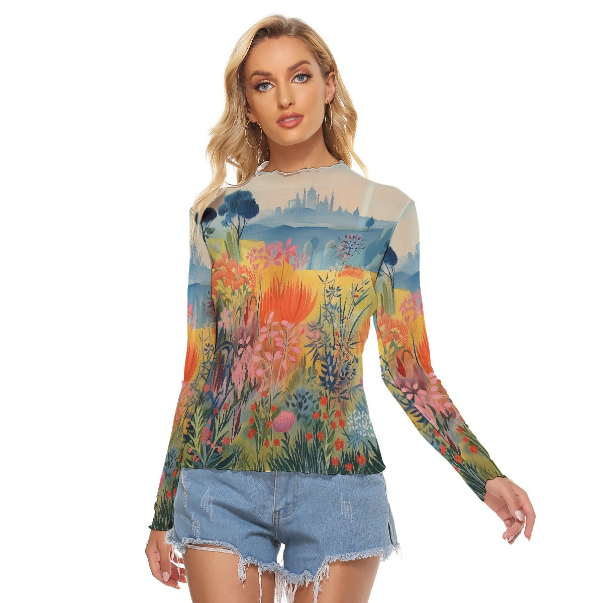 All-Over Print Women's Mesh T-shirt