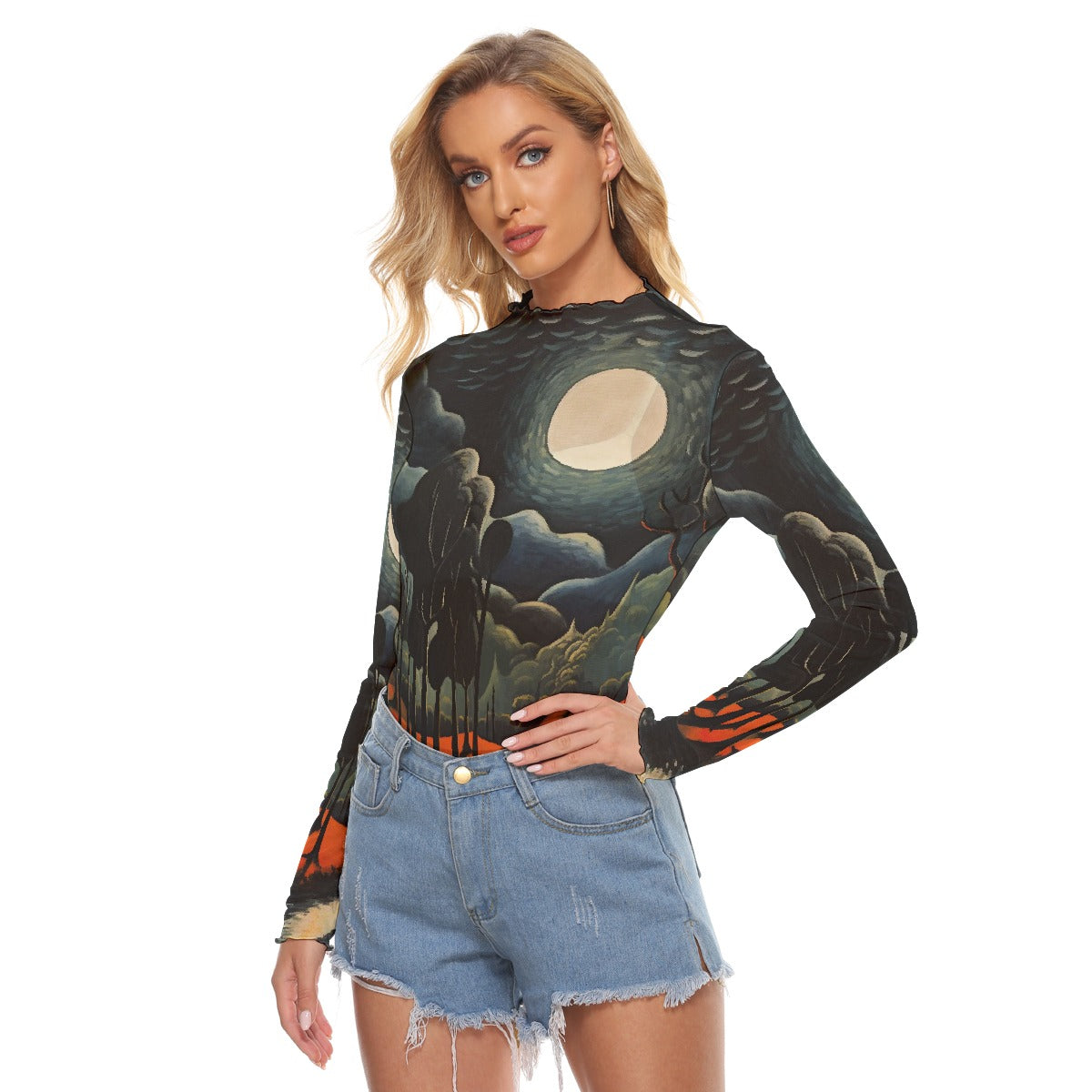 All-Over Print Women's Mesh T-shirt