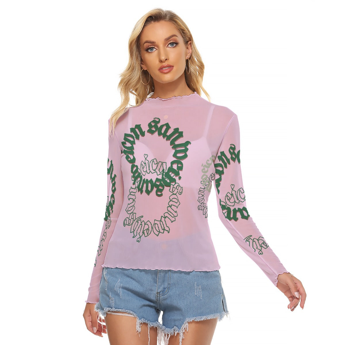 All-Over Print Women's Mesh T-shirt