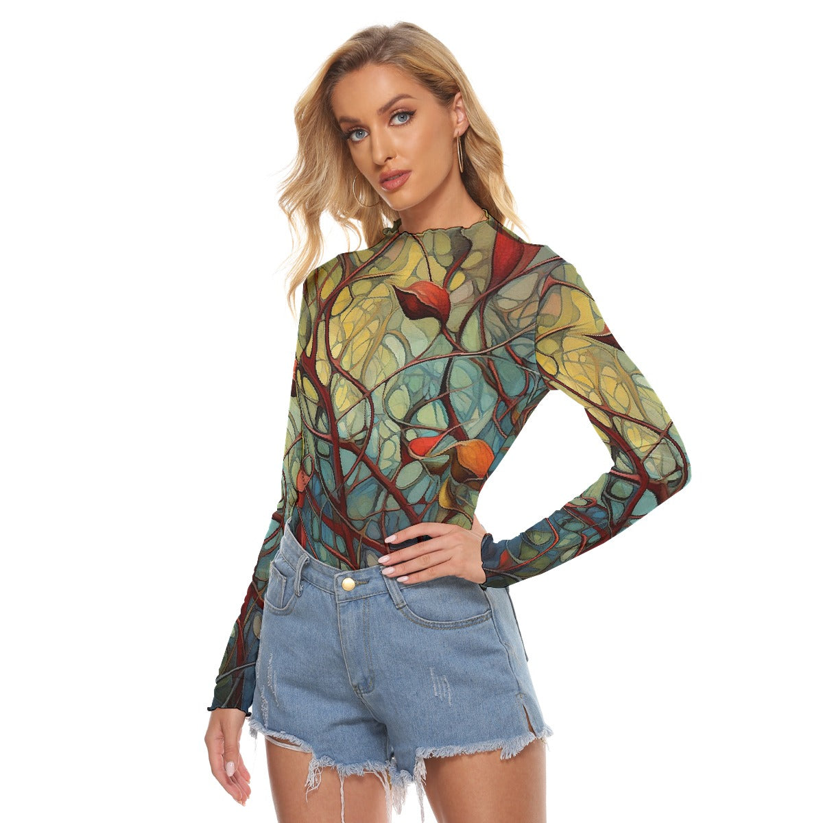 All-Over Print Women's Mesh T-shirt