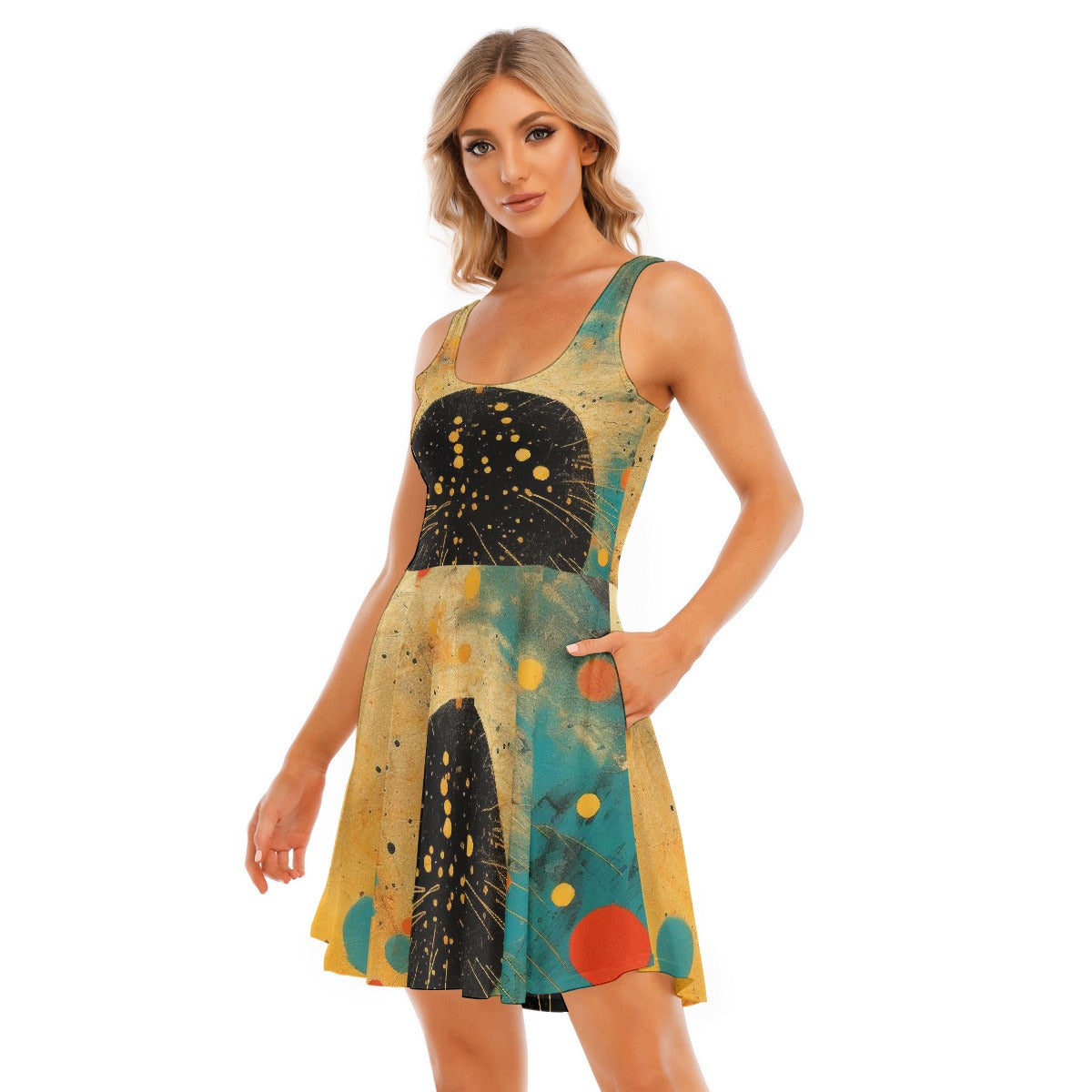 All-Over Print Women's Tank Vest Dress