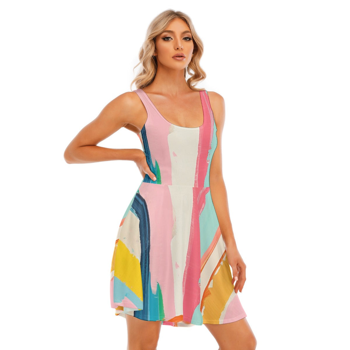 All-Over Print Women's Tank Vest Dress