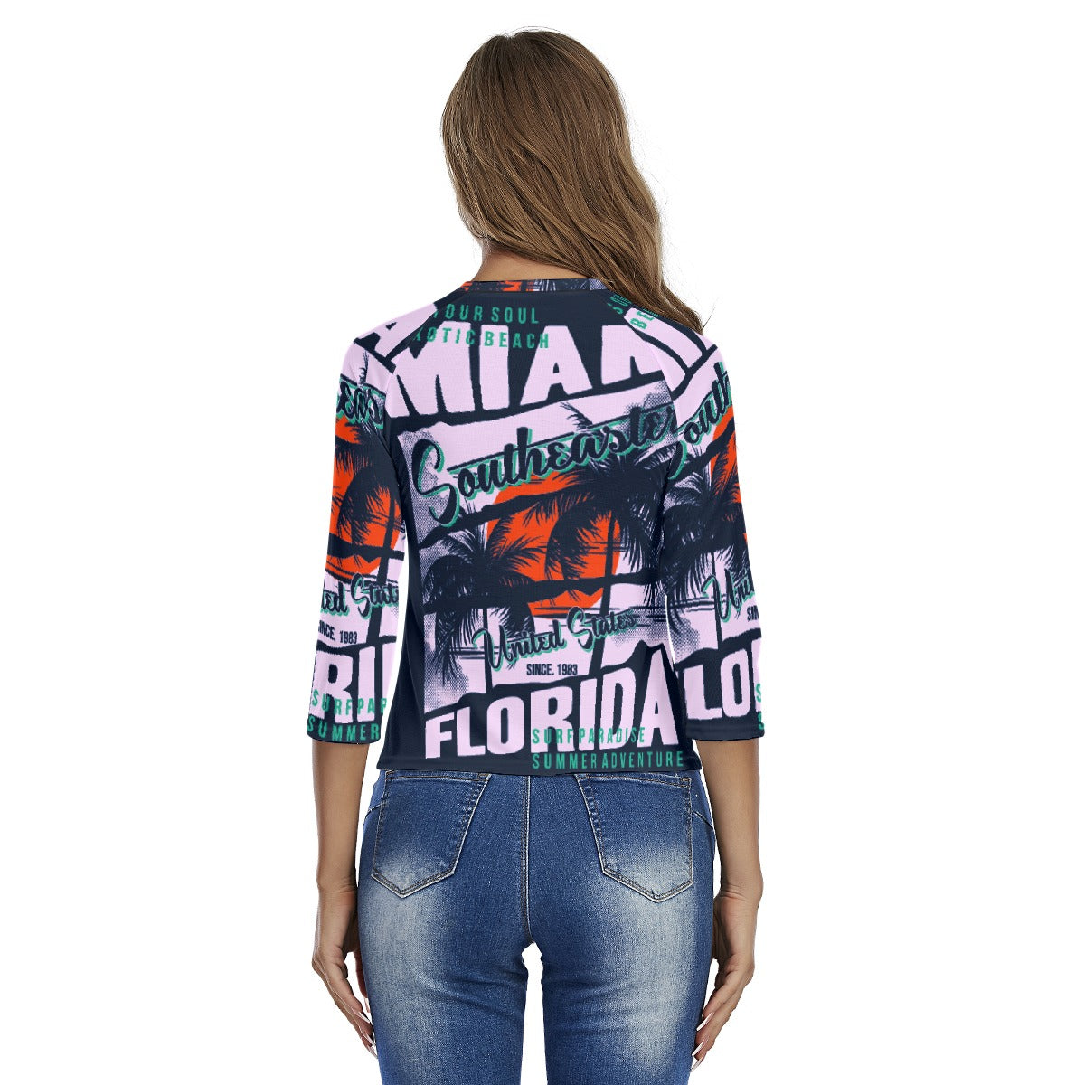 All-Over Print Women's Raglan Sleeves T-shirts