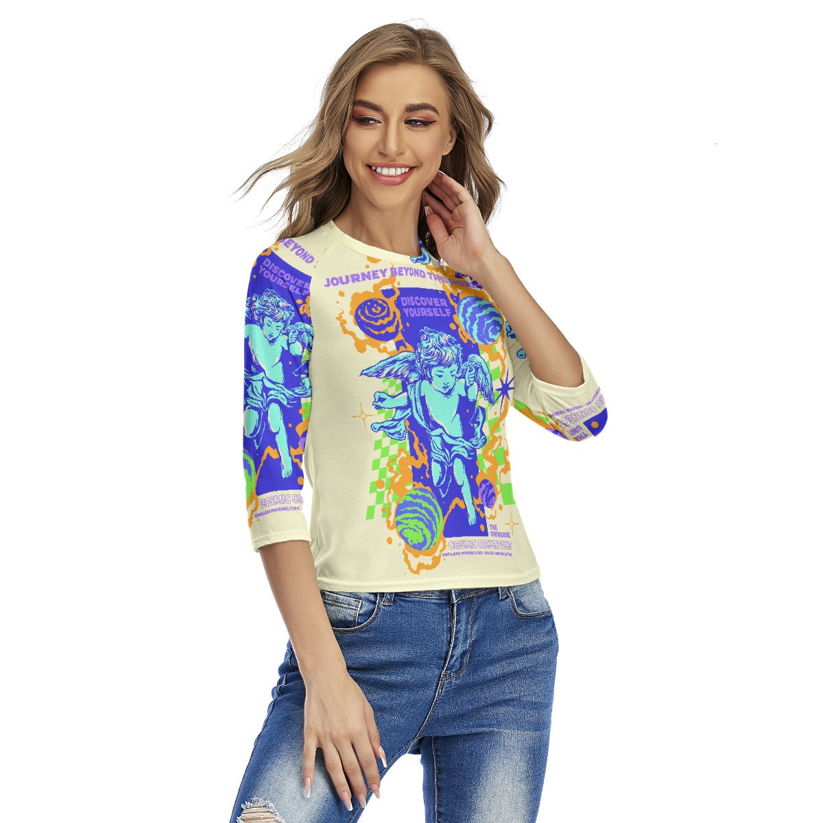 All-Over Print Women's Raglan Sleeves T-shirts