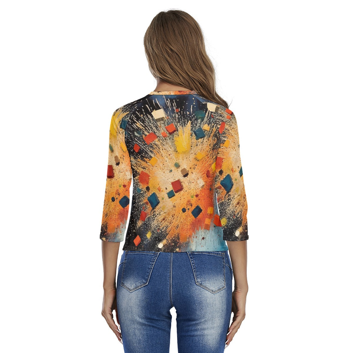 All-Over Print Women's Raglan Sleeves T-shirts