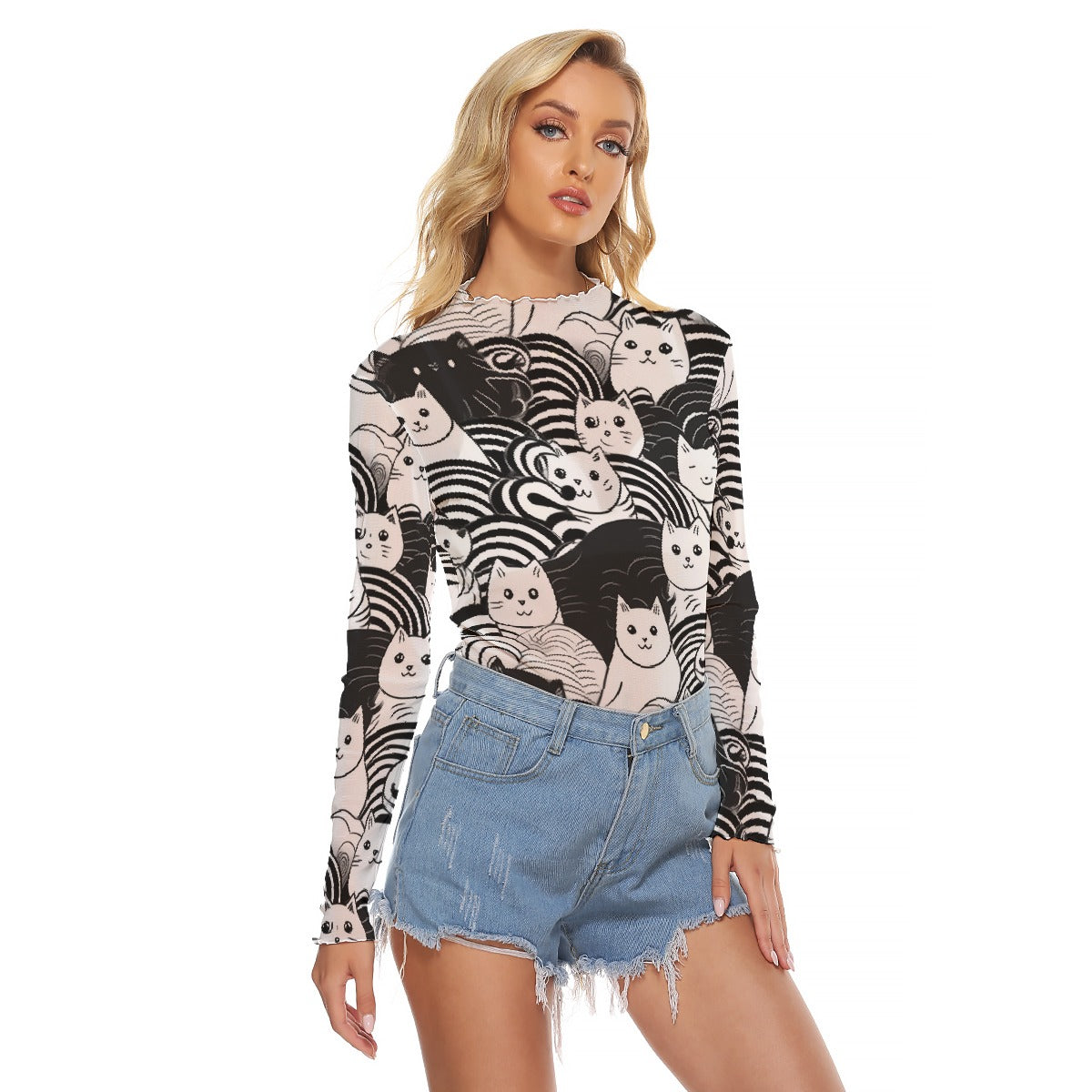 All-Over Print Women's Mesh T-shirt