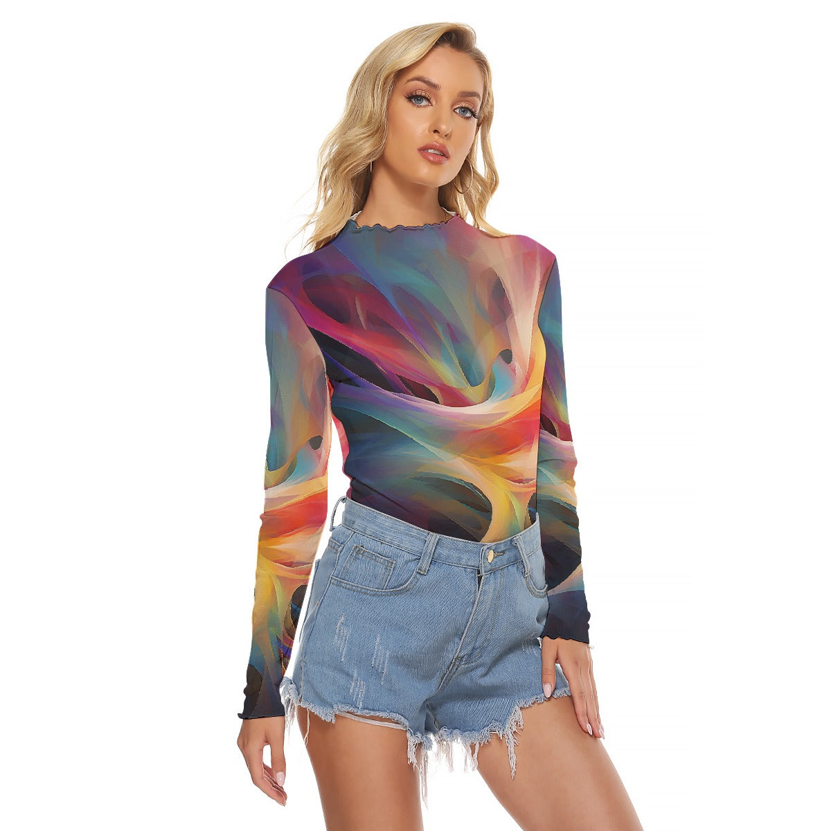 All-Over Print Women's Mesh T-shirt