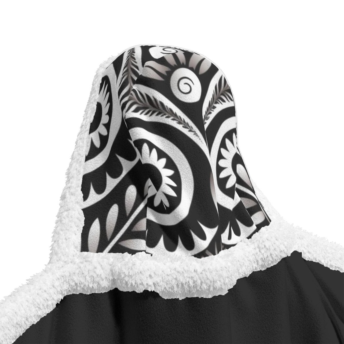 All-Over Print Unisex Wearable Hooded Blanket