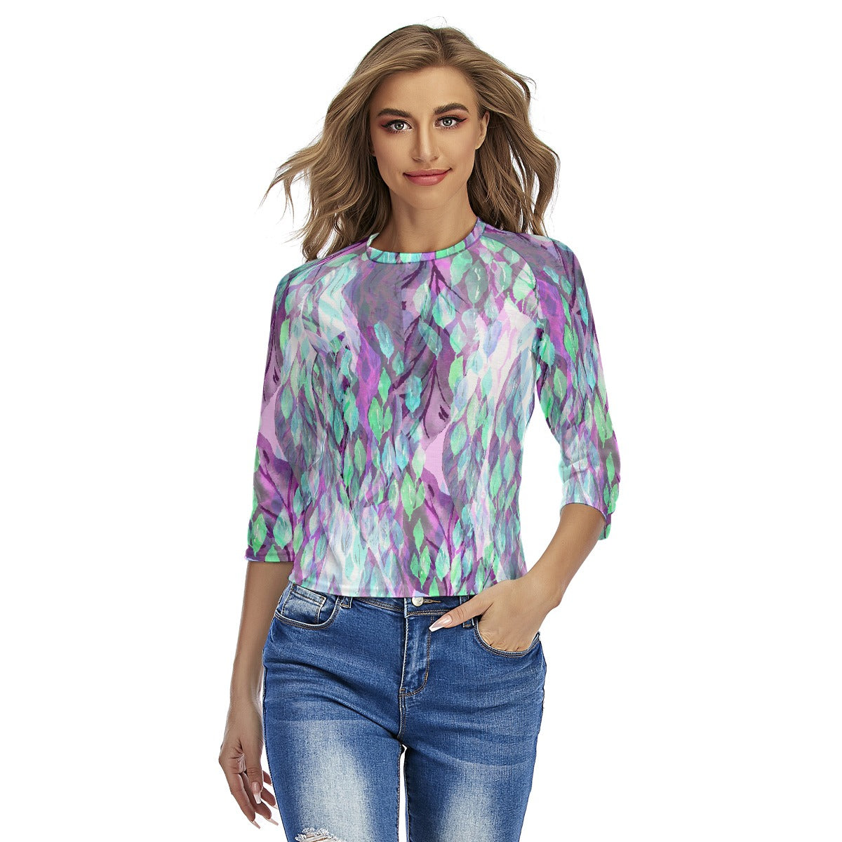 All-Over Print Women's Raglan Sleeves T-shirts