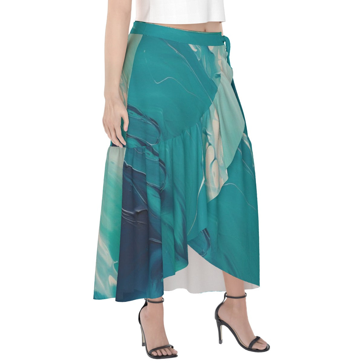 All-Over Print Women's Wrap Skirt