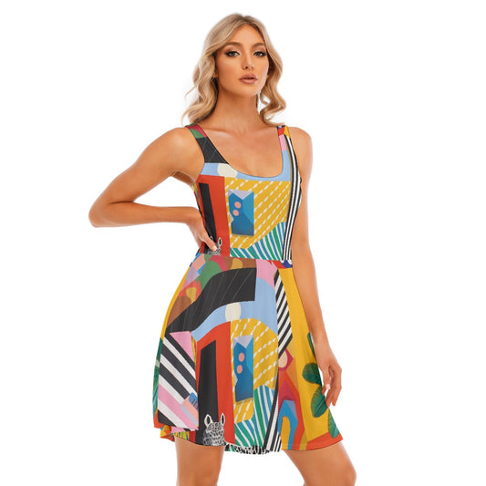 All-Over Print Women's Tank Vest Dress