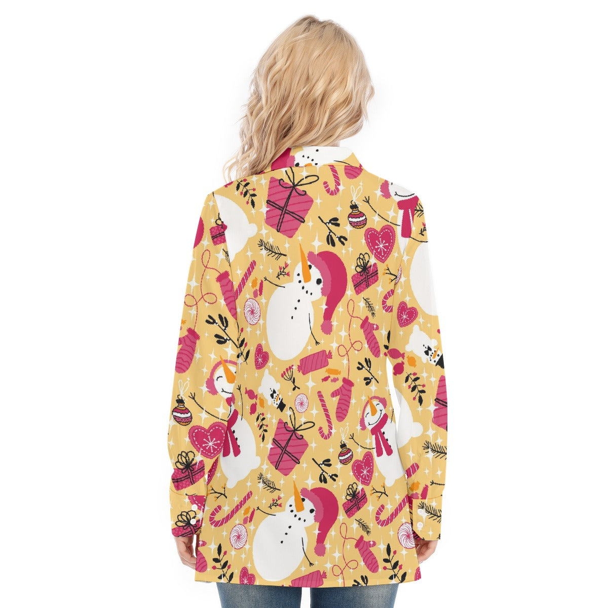 All-Over Print Women's Long Shirt