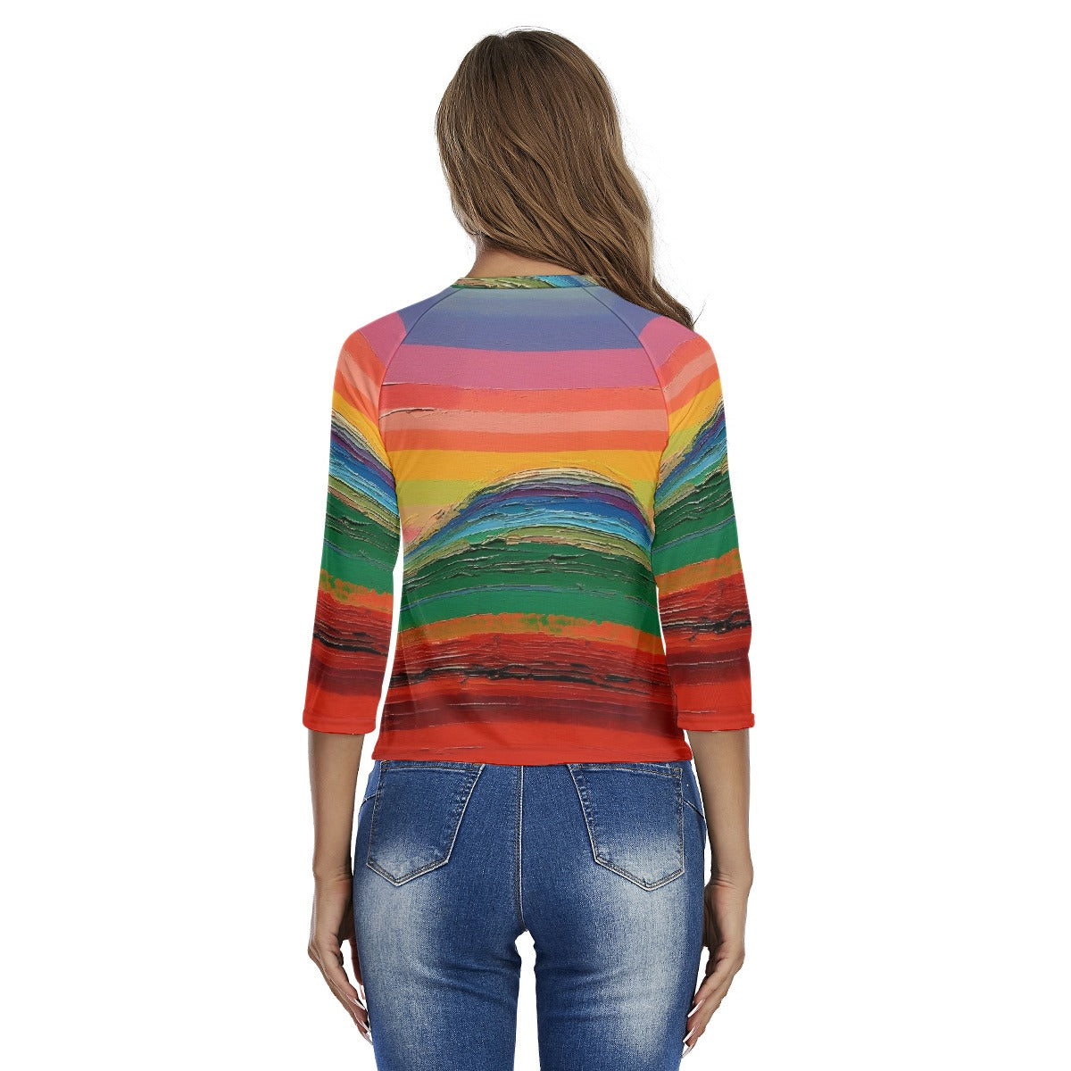 All-Over Print Women's Raglan Sleeves T-shirts