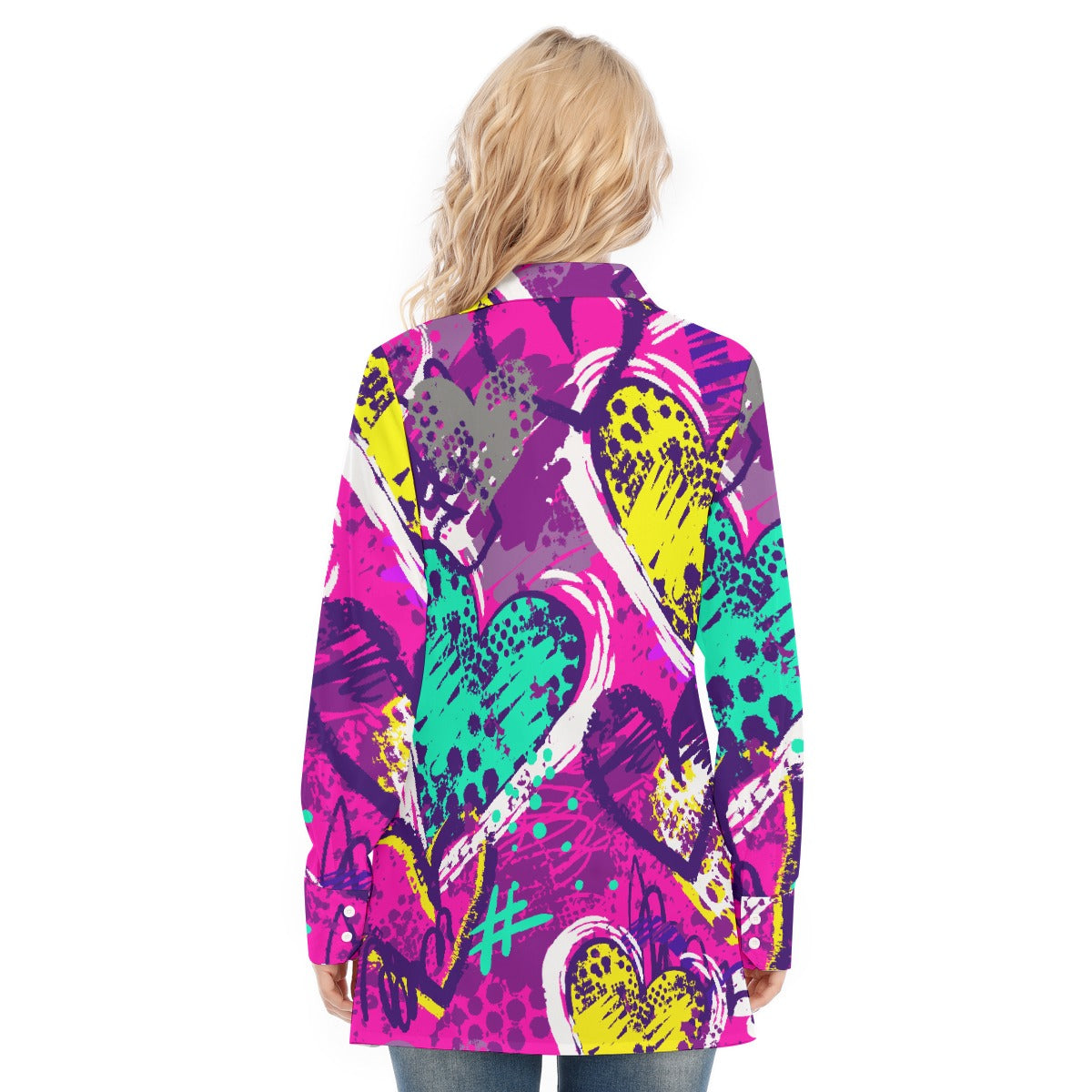 All-Over Print Women's Long Shirt