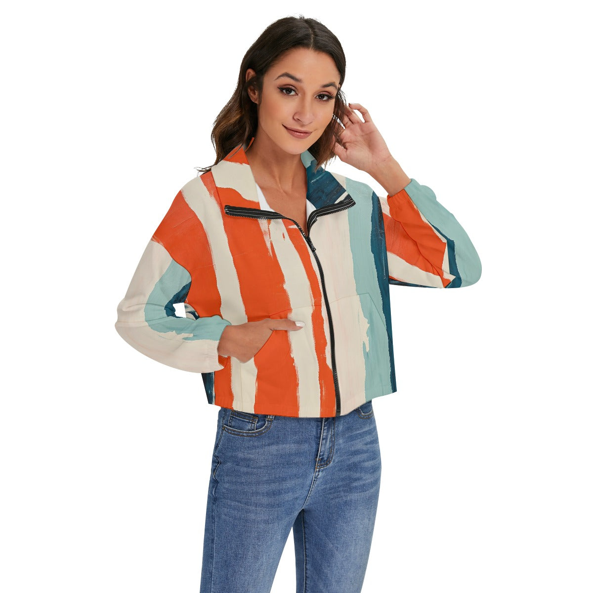 All-Over Print Women's Zip Jacket