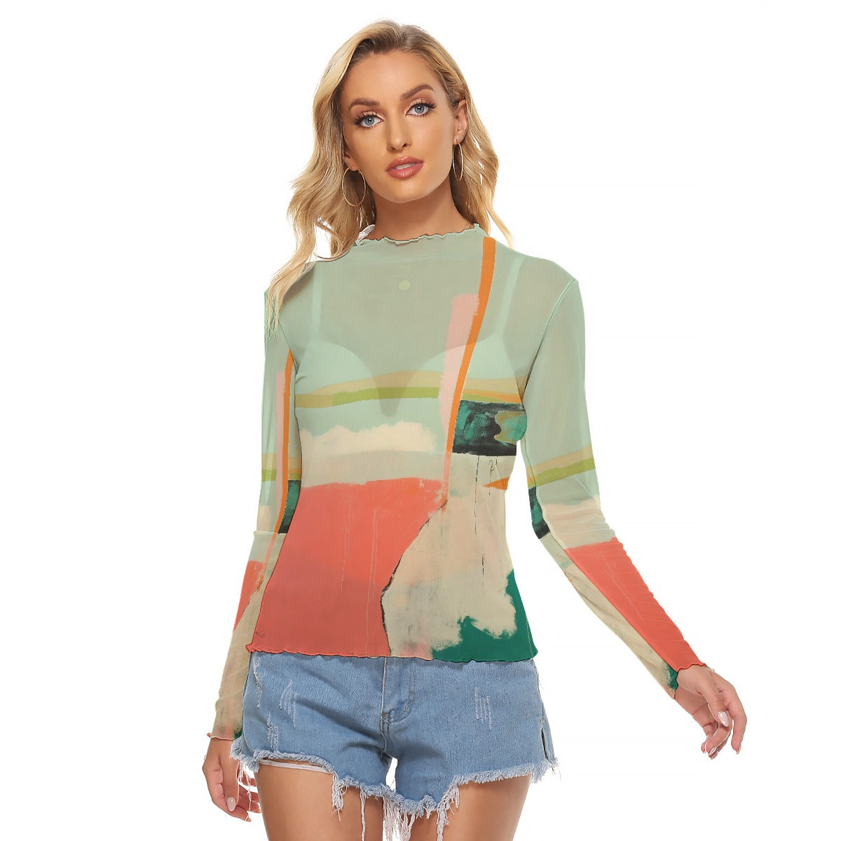 All-Over Print Women's Mesh T-shirt