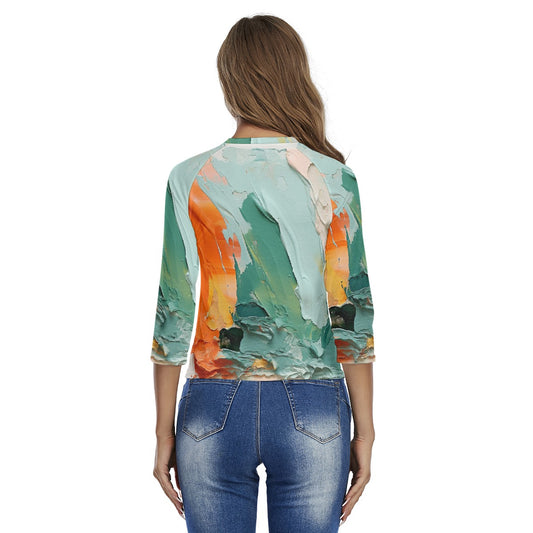 All-Over Print Women's Raglan Sleeves T-shirts